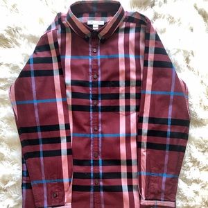 14 Y Burberry Button down long-sleeves shirt